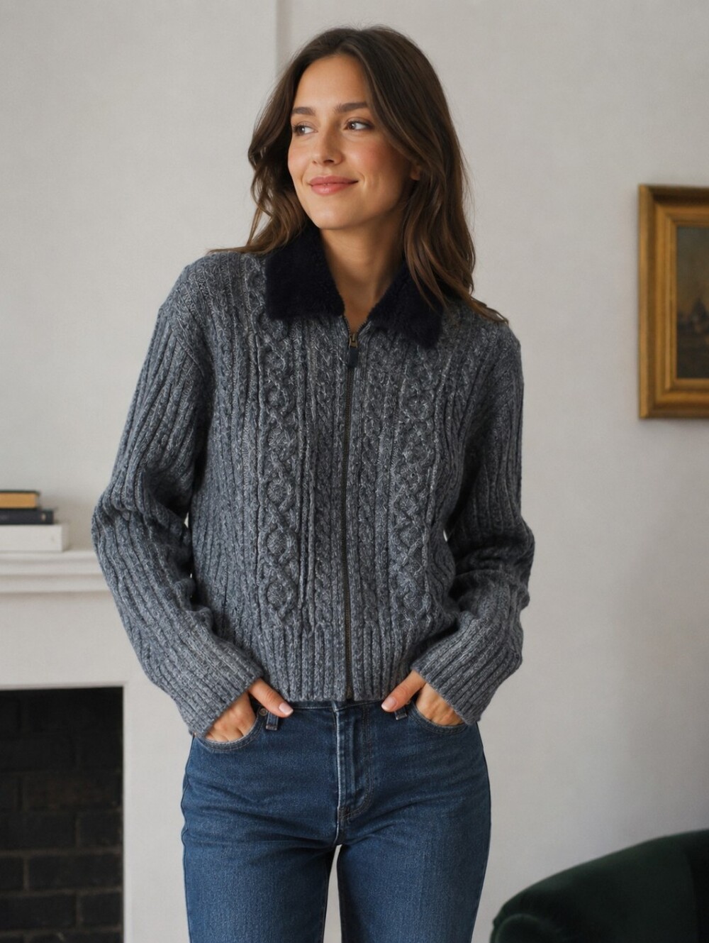 Emma James Wool Blend Sweater Size Large